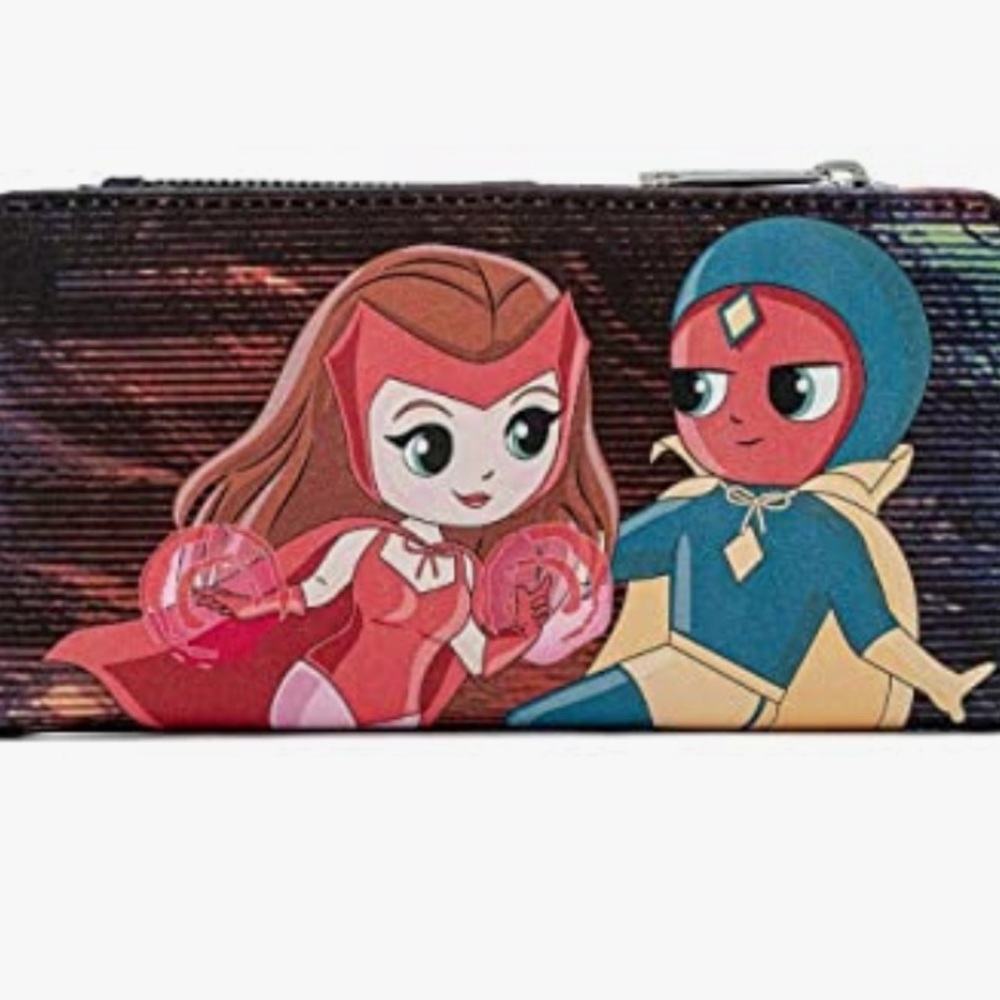 Loungefly Marvel WandaVision‎ Chibi Faux Leather Wallet Avengers Scarlet Witch